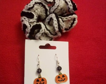 Look Inside More Options! Handmade Anime Kawaii Cute Cosplay Goth Halloween Beetle Themed Black & White Crochet Scrunchie Made With Love!