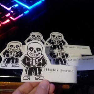 Custom Handmade Videogame Underground Monster #1 Tumblr Sexyman Sticker!