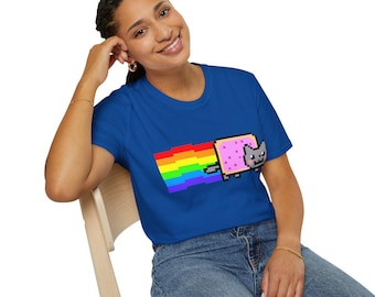 Kawaii Anime Gamer Nyan Cosplay Kawaii Poptart Cat Unisex Shirt