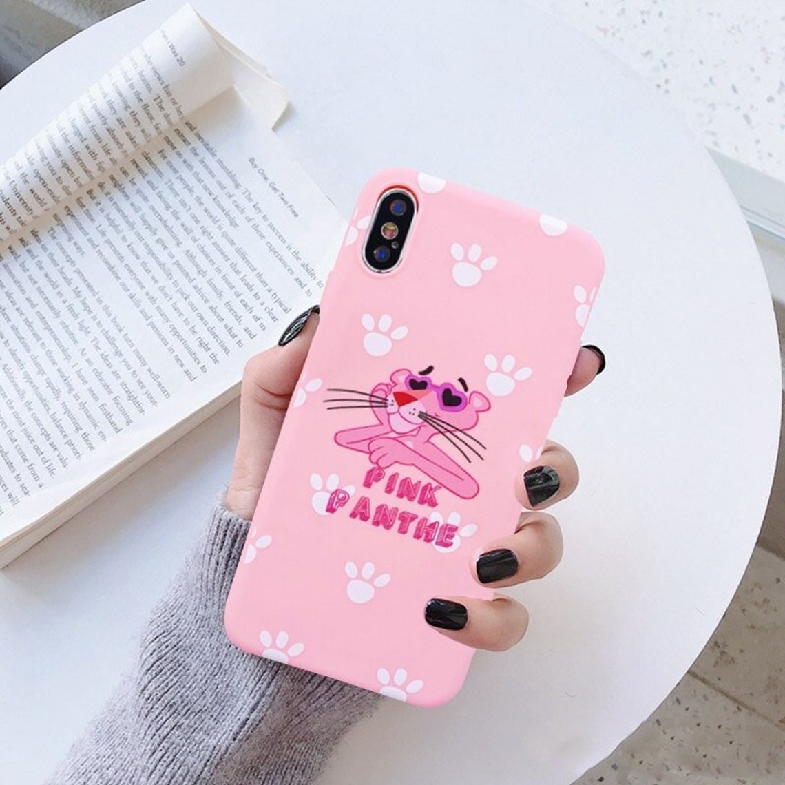 Pink Panther Phone Case Cartoon Cute Phone Case For iPhone Etsy