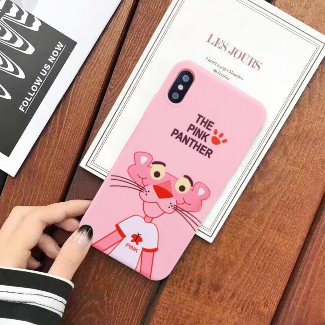 Pink Panther Phone Case Cartoon Cute Phone Case For iPhone Etsy