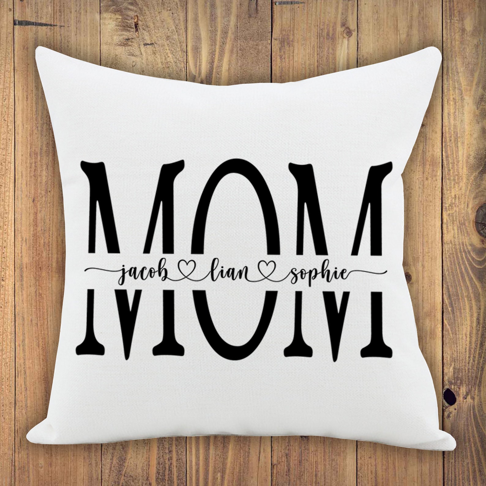 Personalized Mom Pillow Cover. Mothers Day Gift. Custom Throw Etsy