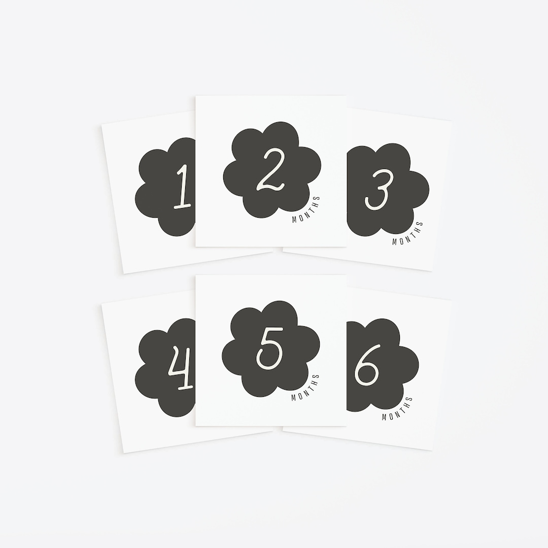Baby Monthly Milestone Cards | Printable Milestone Cards | Printable ...