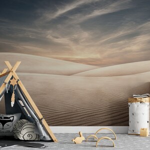 Dune Desert Peel and Stick Wallpaper Mural, Self Adhesive Wallpaper by
