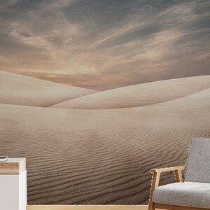 Dune Desert Peel and Stick Wallpaper Mural, Self Adhesive Wallpaper by