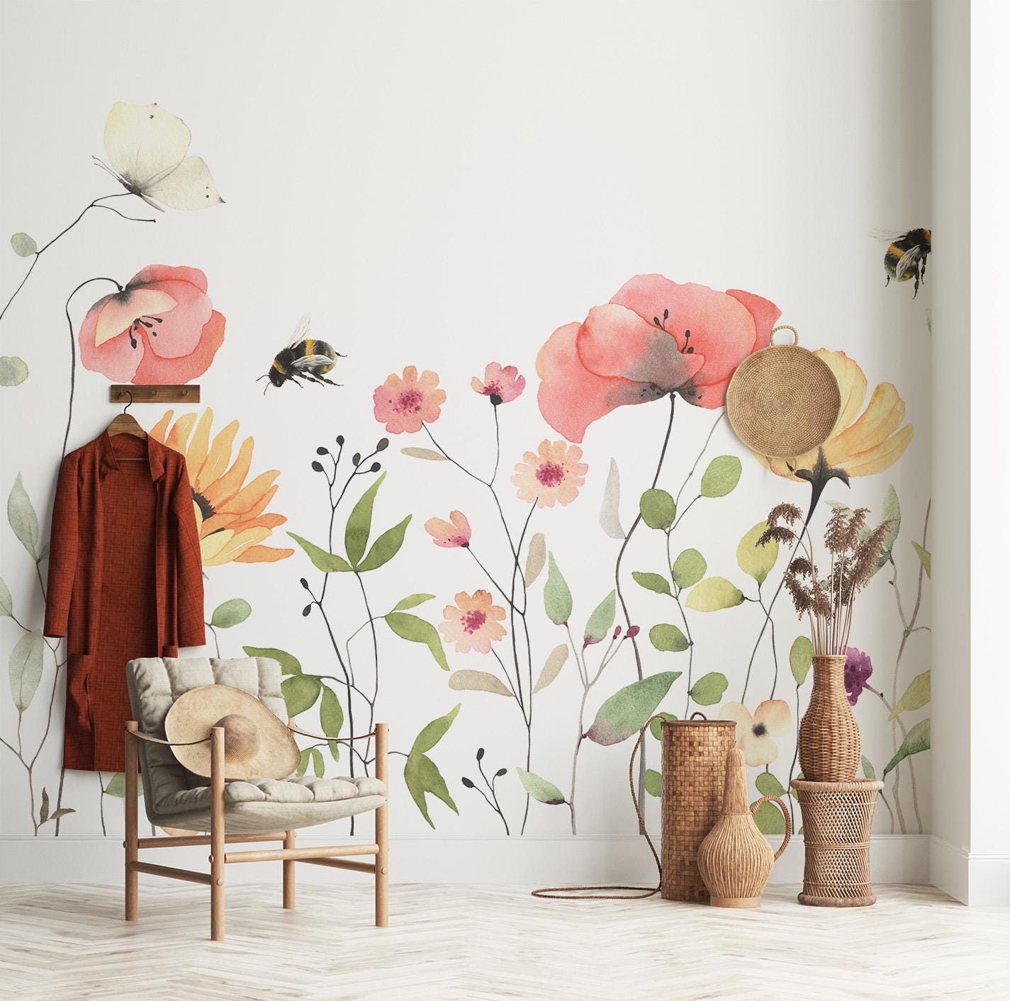 Flower Wallpaper Designs For Walls