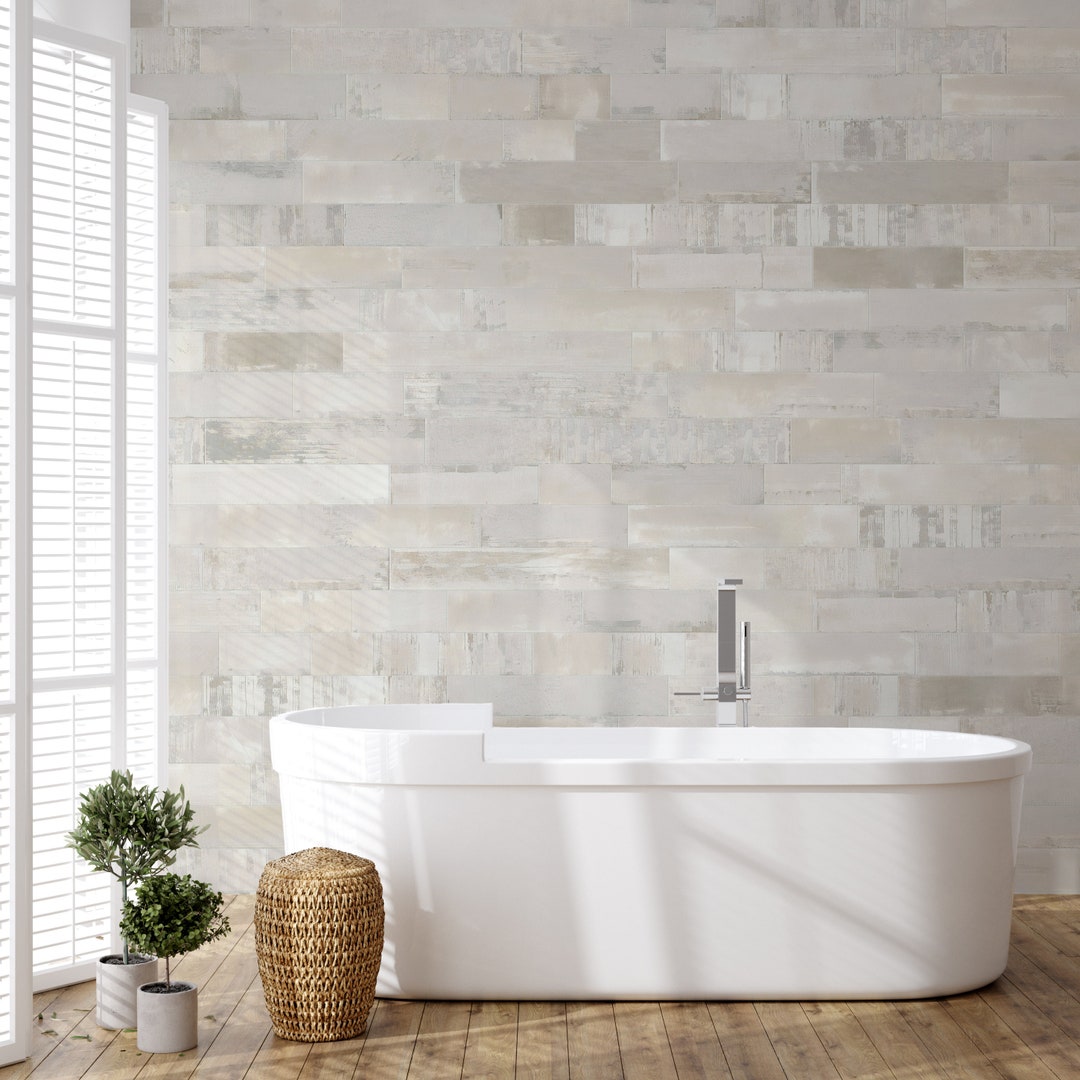 Whitewash Timber Stick Wood Wallpaper Murals - Rustic Elegance for Your ...