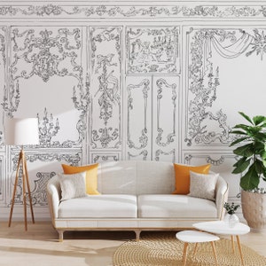 Luxurious Suite Royale Wallpaper Mural - Regal Design, Palace-Inspired Wall Décor for Premium Spaces B714
