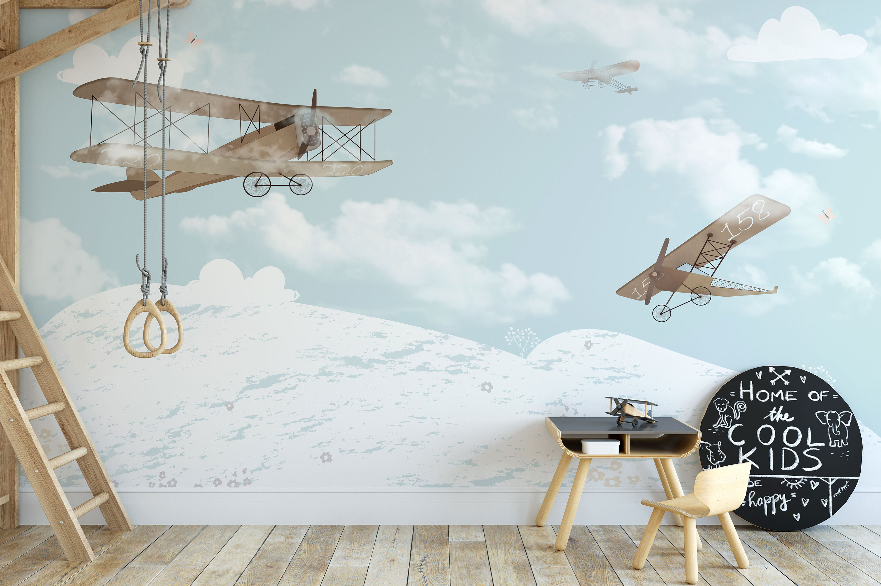 Airplane Wallpaper - Etsy Airplane Wallpaper - Etsy