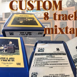 Personalized 8 Track Mix Tape. Perfect Gift For the 8 Track Fan!