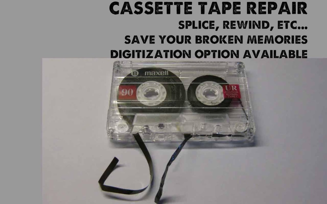 Cassette Tape Repair & Digitization Service: Revive Your Memories - Etsy