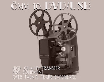 8mm Film to Digital Transfer Service- Professional Home Movie Conversion