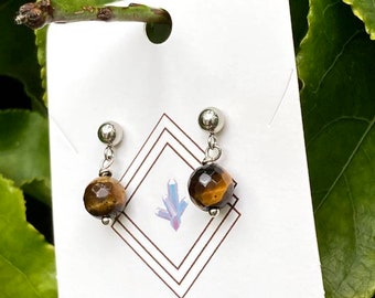 Handcrafted MilyRocks Tigers earrings
