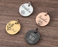 Personalized Pet Name Tag for Pet Parents Christmas Gifts,Handmade Stainless Steel Cat ID Tag for Pet Owner Gifts,Engraved Pet ID Tag product logo
