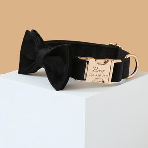 Bow tie dog collar etsy deals