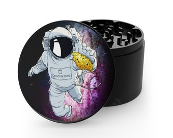 GRINDNATION Grinder Crusher Design Astronaut 63mm Aluminium