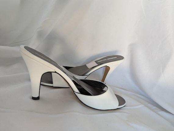サンダル・ミュール Safe Leather Stiletto Heel Mule Sandal Amazon.com | Women's Open Toe Stiletto Mules High Heel