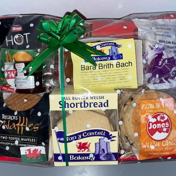 Welsh Fayre Hamper | Luxury Welsh Gift Hamper | Welsh Taste Of Wales Food Hamper | Afternoon Tea | St David’s Day