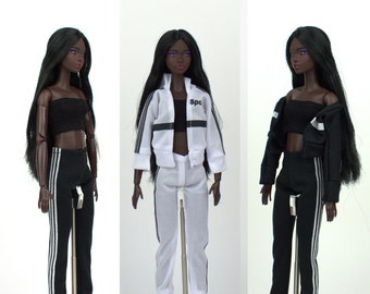 Douture Fashion Doll Royalty BJD 11-13" Doll Sports Gym Tracksuit Sets