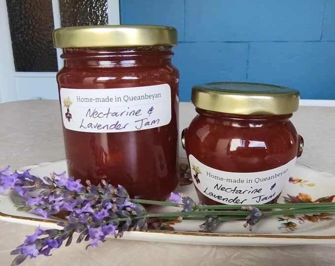Nectarine & lavender jam | homemade from local produce