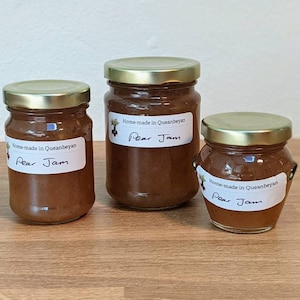 Homemade pear jam