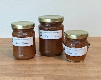 Homemade pear jam