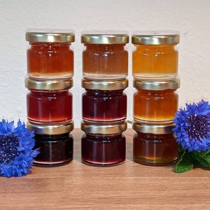 Homemade jam sampler | set of three mini jams or marmalades