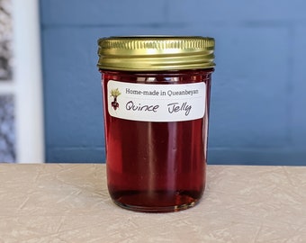 Homemade quince jelly