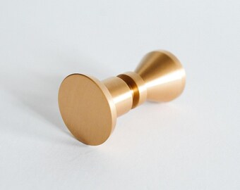 Fastus Solid Brass Brushed Brass Coat Hook