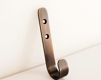 Affluo Solid Brass Antique Brass Coat Hook