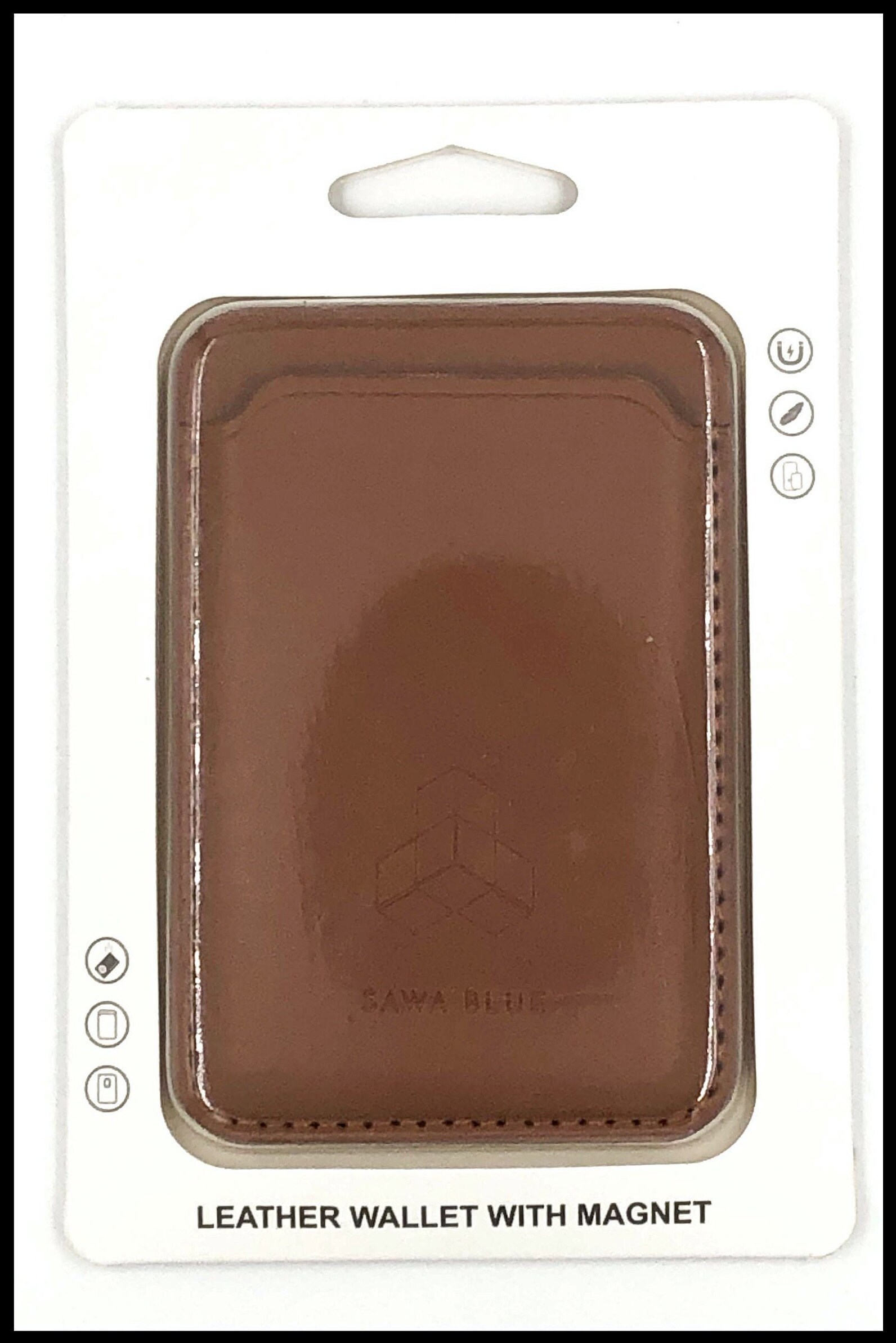 Magsafe Wallet Pouch Card Case Strong Leather Card Etsy