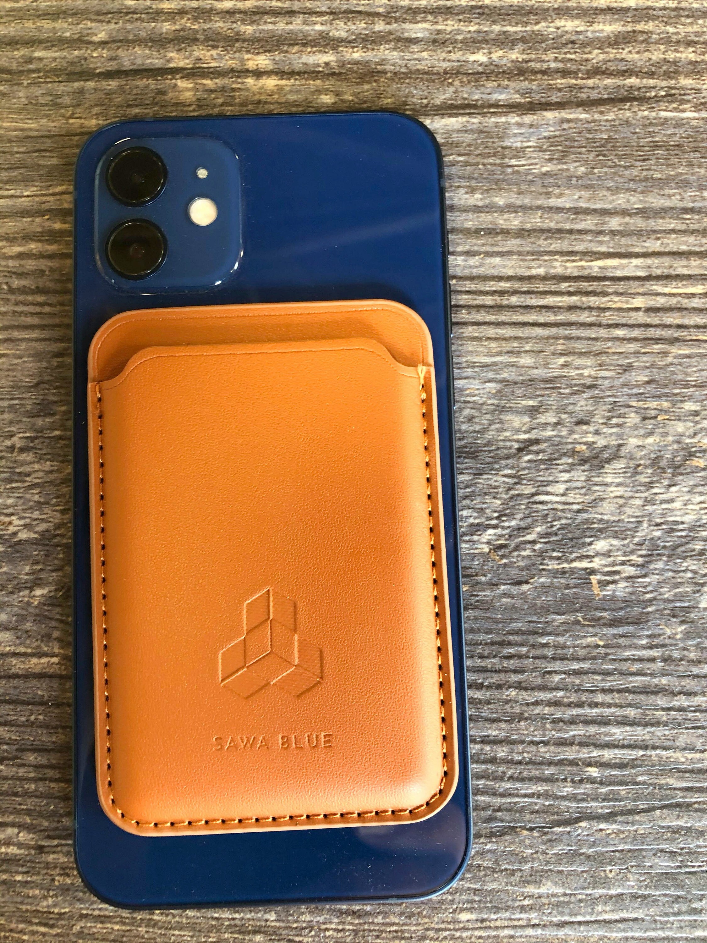 Magsafe Wallet Pouch Card Case Strong Leather Card Etsy