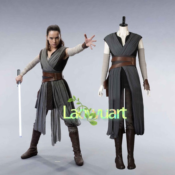 Star Wars The Last Jedi Rey Cosplay Costume Outfits Custom-made