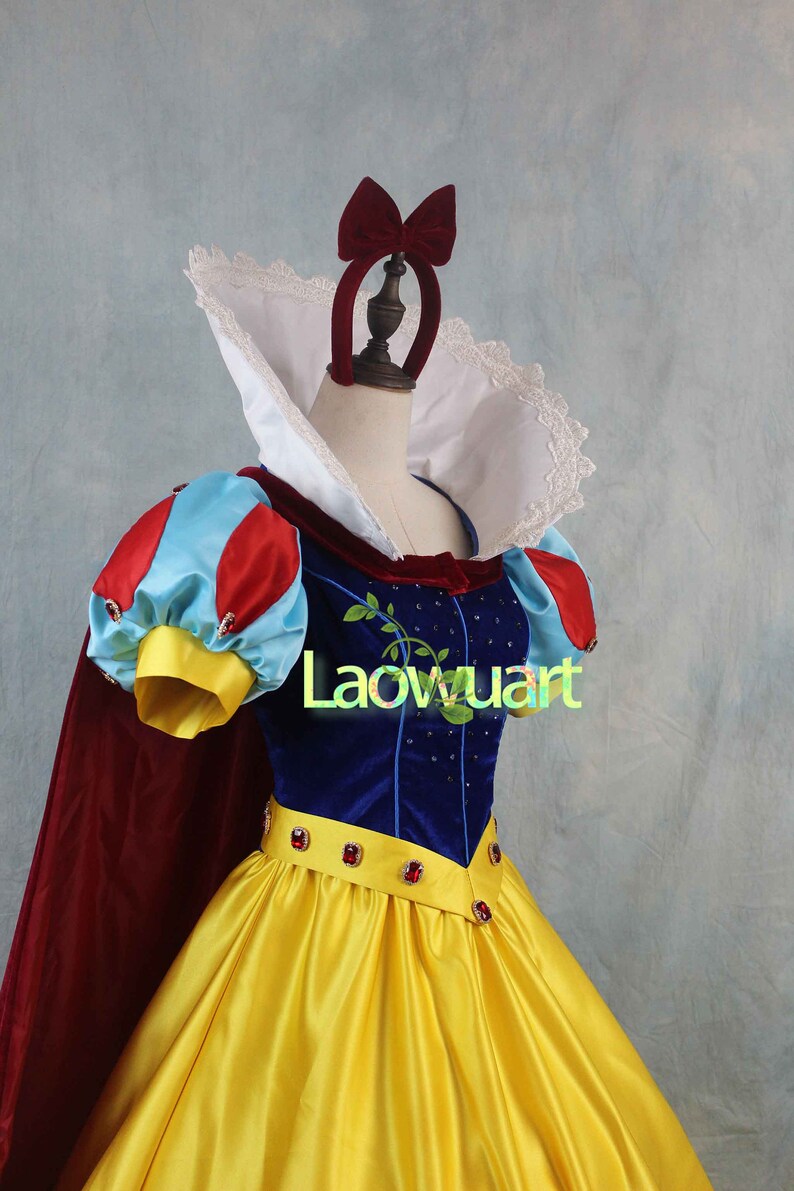 Snow White Women Girls Princess Outfit Adult Snow White Dress, Snow