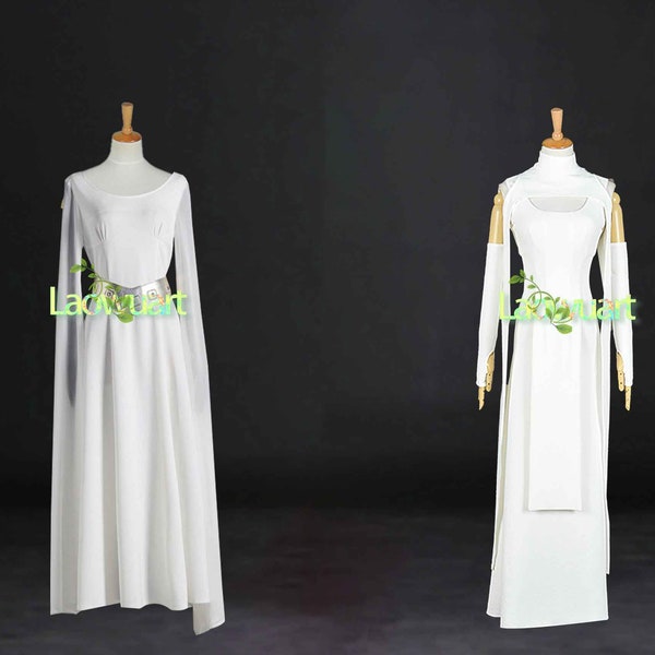 Star Wars Cosplay Outfit Star Wars Attack Of Clones Princess Leia Spandex Uniform Sheltay Retrac Cosplay Costume Outfits Custom-made