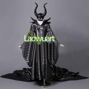 Maleficent Cosplay Costume Maleficent Julie Dress Hat Custom-made