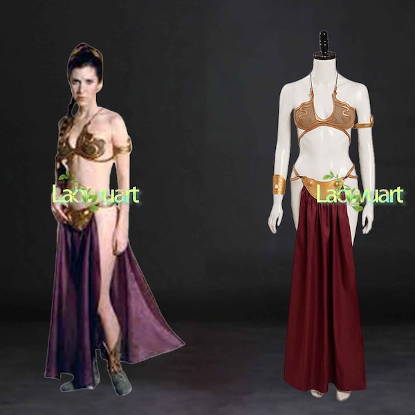 Star Wars Return Of Jedi Dress Women Leia Organa Solo Cosplay Costume Outfits Custom-made