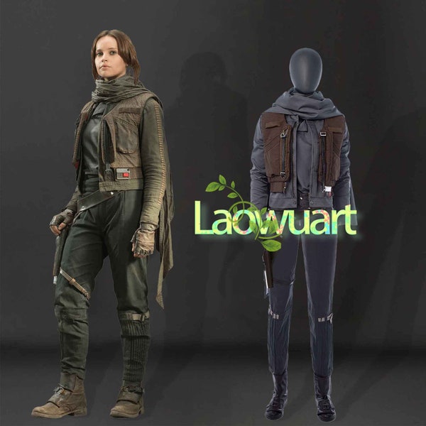 Rogue One A Star Wars Story Jyn Erso Cosplay Costume Jyn Woman Outfits Custom-made