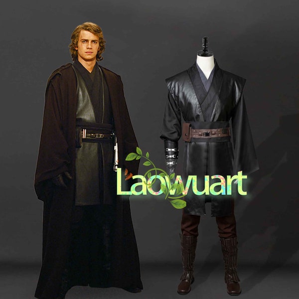 Costume de Cosplay Star Wars attaque des Clones, Costume de Cosplay Anakin Skywalker sur mesure