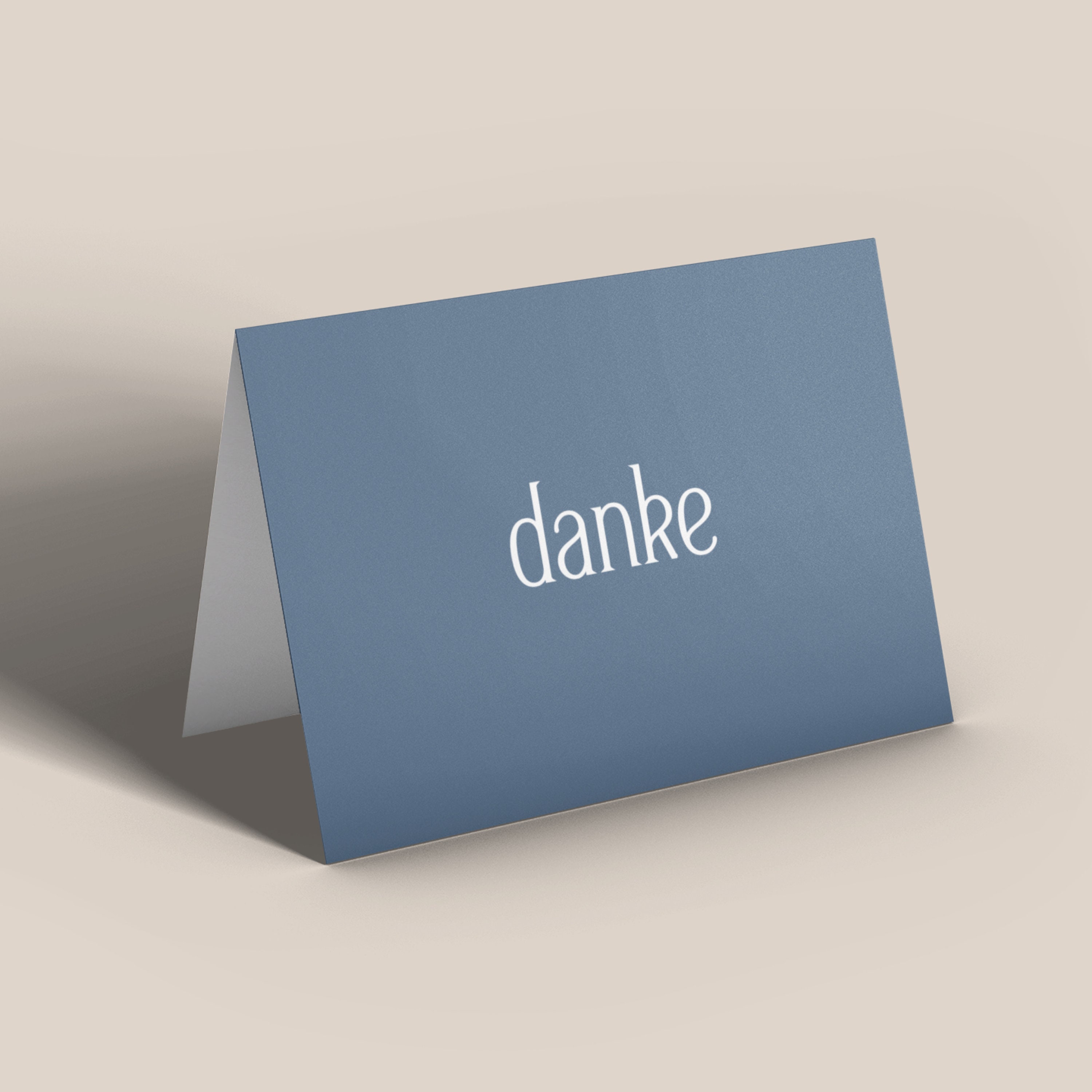 Danke German Thank You Card - Etsy