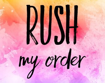 Rush My Order fee