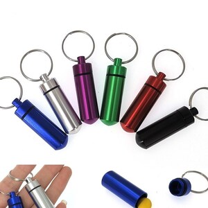 Medicine holder keychains discount