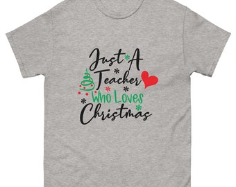 Teacher Christmas Shirt Men's heavyweight tee