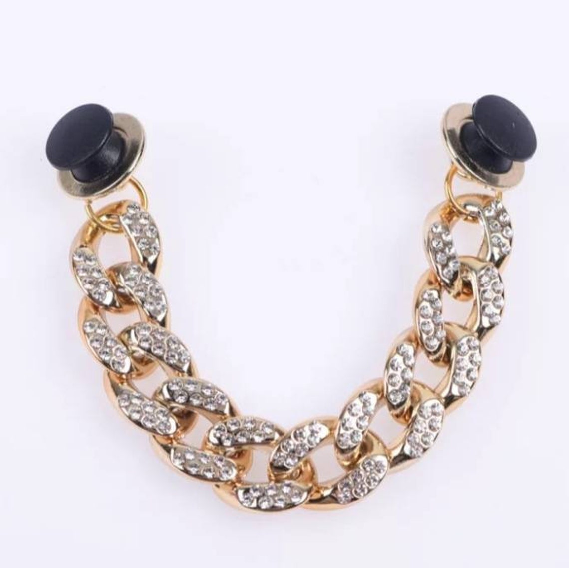 Gold Chain Crocs Charm Shoe Accessories Jibbitz Charms Gift Etsy