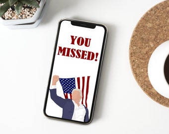 President Trump Wallpaper for iPhone & Android (Digital Download)