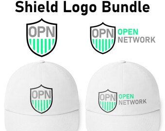 Editable Shield Logo Bundle: DIY Business Branding Kit (Instant Download Vector)