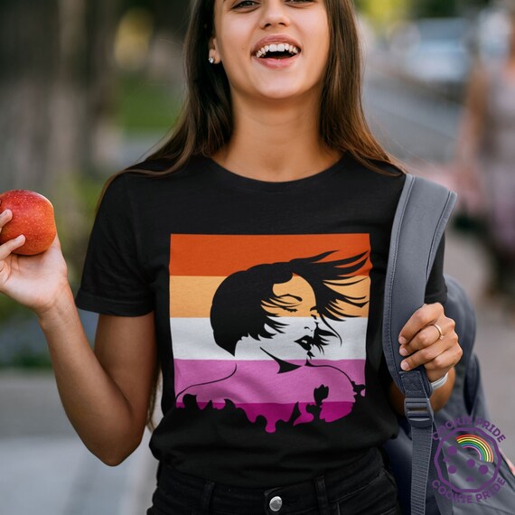 shirt Lesbian Pride Flag Shirt 