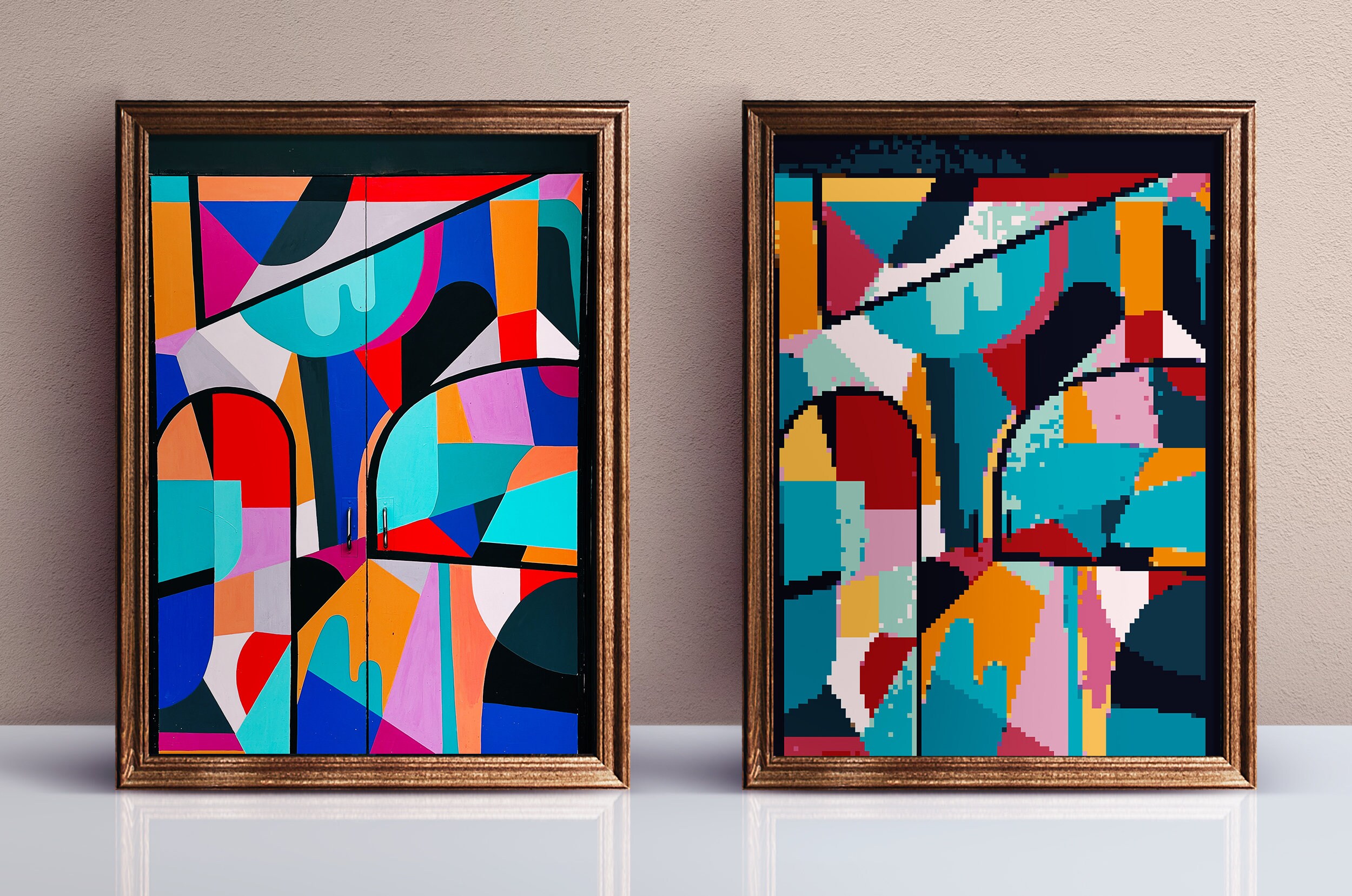 Art Design Painting Wall Decor PDF Pattern Instant Digital Etsy