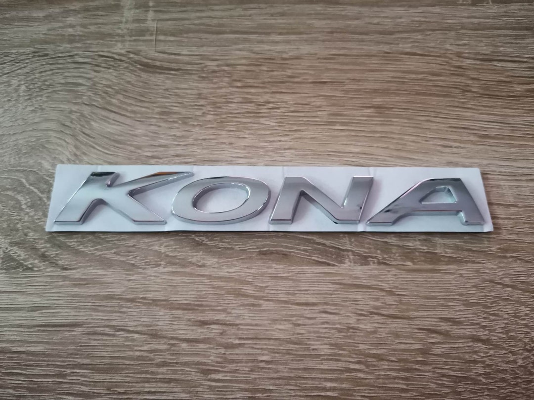 Hyundai Kona Silver Emblem Logo - Etsy