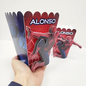 Molde Cajita Popcorn Ondulada / Popcorn Box Template